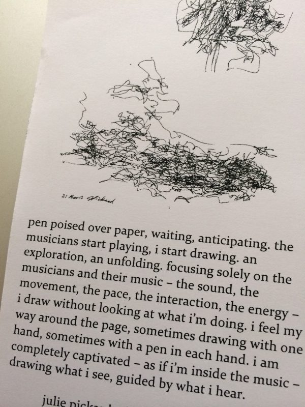 Julie Pickard draws music