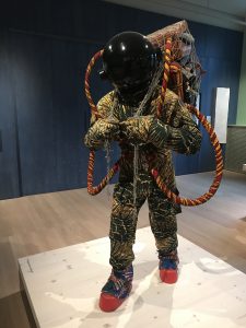 Refugee astronaut by Yinka Shonibare at the Wellcome Collection's exhibition