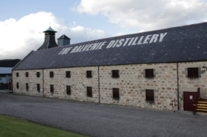 The Balvenie whisky distillery in Speyside, Scotland