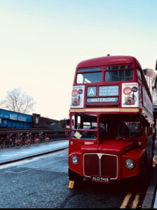 An old Routemaster London bus