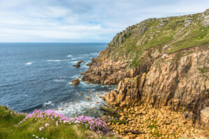 A shipwreck on the Cornish coast